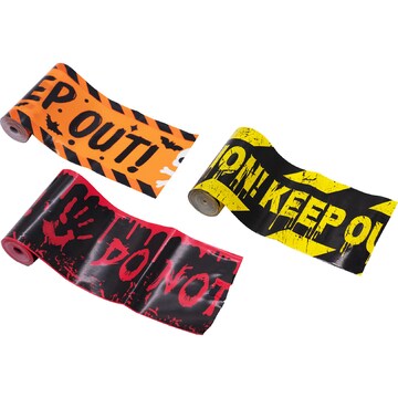 Halloween Warning Tape Decoration 3 pack
