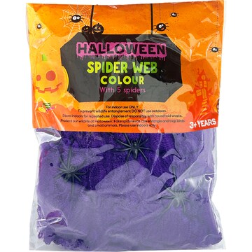 Halloween Spider Webs Assorted each