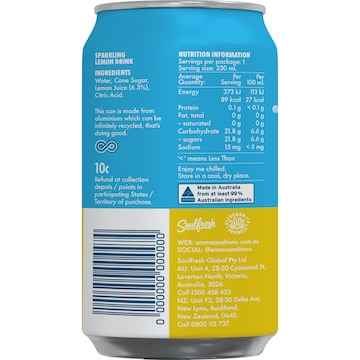 Emma & Tom's Sparkling Old Fashioned Lemonade Can 330mL