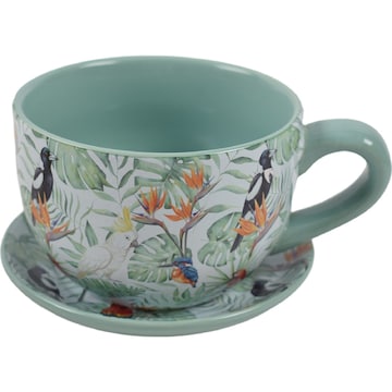 Green Gardener Tea Cup Planter Australian Birds each