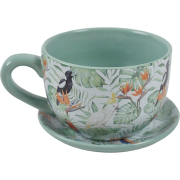 Green Gardener Tea Cup Planter Australian Birds each