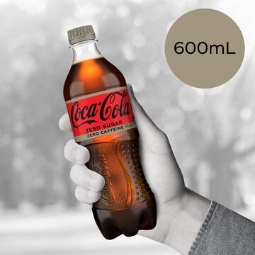 Coca-Cola Zero Sugar Zero Caffeine Bottle 600mL