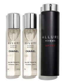 ALLURE HOMME SPORT Twist and Spray Refillable Bottle &#8211; Eau de Toilette