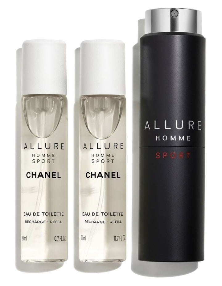ALLURE HOMME SPORT Twist and Spray Refillable Bottle – Eau de Toilette