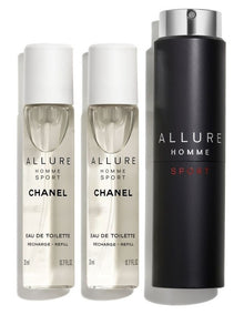 ALLURE HOMME SPORT Twist and Spray Refillable Bottle – Eau de Toilette