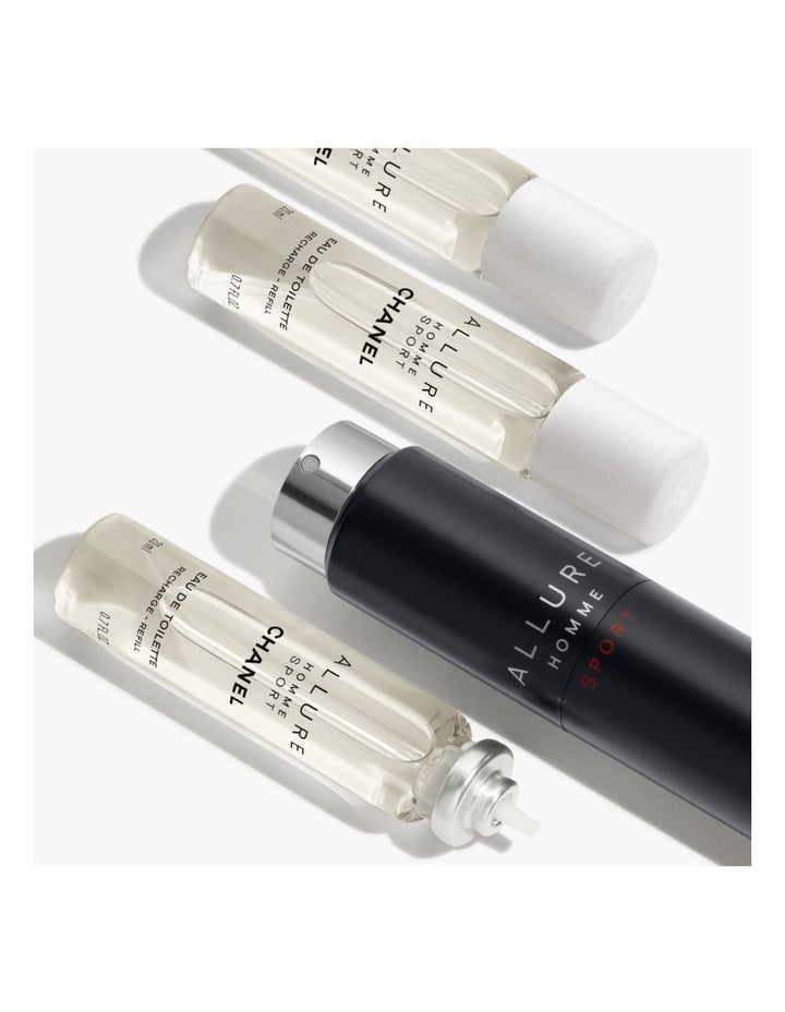 ALLURE HOMME SPORT Twist and Spray Refillable Bottle – Eau de Toilette