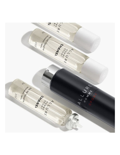ALLURE HOMME SPORT Twist and Spray Refillable Bottle – Eau de Toilette