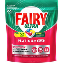Fairy Ultra Platinum Plus Dishwasher Tablets Lemon 52 pack