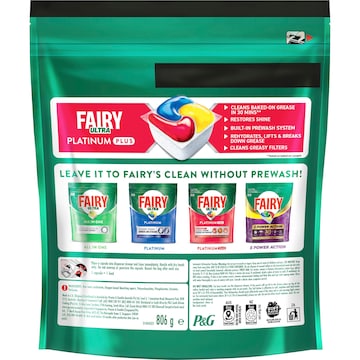 Fairy Ultra Platinum Plus Dishwasher Tablets Lemon 52 pack