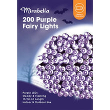 Mirabella LED Fairy Lights Purple 15.9m 200 pack