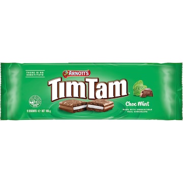 Arnott's Tim Tam Choc Mint Biscuits 165g