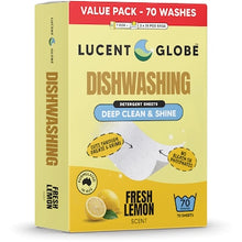 Lucent Globe Dishwashing Sheets Lemon 70 pack