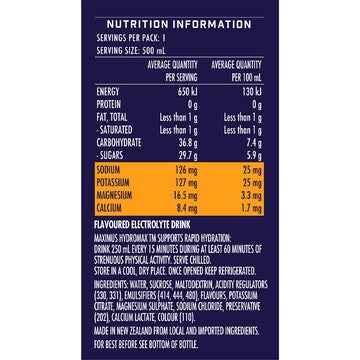 Maximus Mango Passionfruit Sports Drink 500mL
