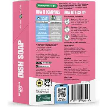 Watermelon & Apple Scented Dish Soap Sheets - 60 Pack