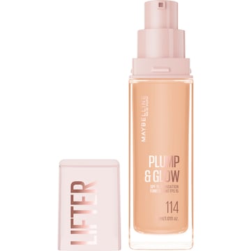 Maybelline Lifter Plump & Glow Foundation Shade 114 SPF15 30mL