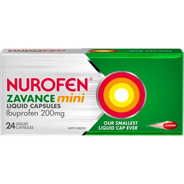 Nurofen Zavance Mini Liquid Capsules 24 pack