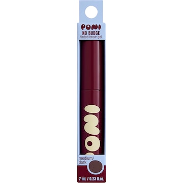 Poni No Budge Tinted Brow Gel Medium/Dark 7mL
