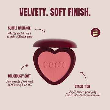 Poni Cheeky AF Powder Blush Coral 4g