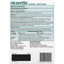 Nicorette Lozenge Cooldrops 4mg 40 pack