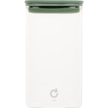 Urban Ethos Glass Pantry Canister 1.3L each