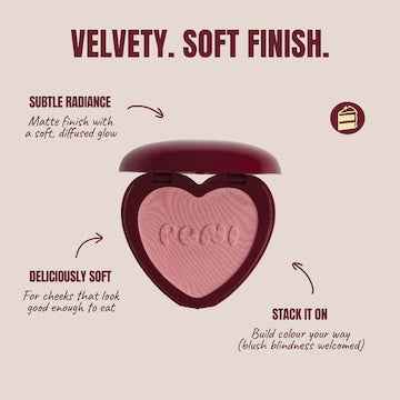 Poni Cheeky AF Powder Blush Dusty Rose 4g