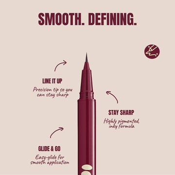 Poni Stay Sharp Liquid Eyeliner Black 0.5g