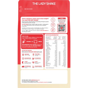 The Lady Shake Vanilla 560g