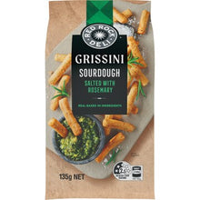 Red Rock Deli Grissini Salted Sourdugh Wtih Rosemary 135g