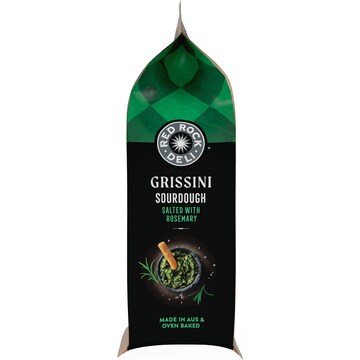 Red Rock Deli Grissini Salted Sourdugh Wtih Rosemary 135g