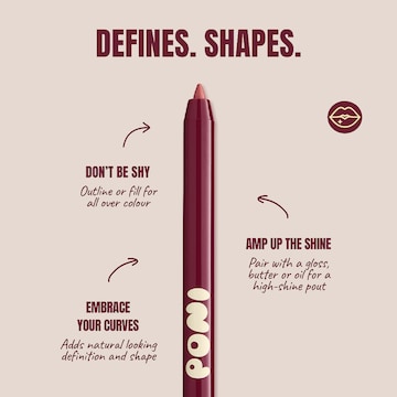 Poni Trace Me Lip Liner Rosy Mauve 0.35g
