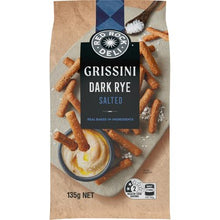 Red Rock Deli Grissini Salted Dark Rye 135g