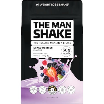 The Man Shake Mixed Berry 560g