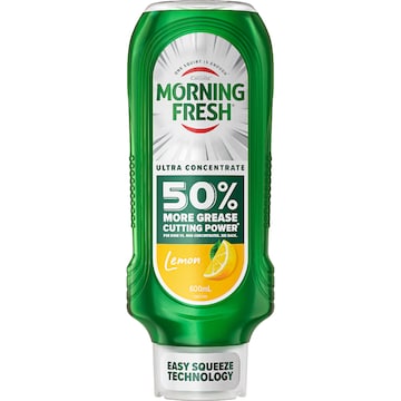 Morning Fresh Easy Squeeze Dishwashing Liquid Lemon 600mL