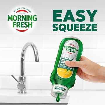 Morning Fresh Easy Squeeze Dishwashing Liquid Lemon 600mL