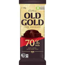 Cadbury Old Gold 70% Cocoa Dark Chocolate Block 165g