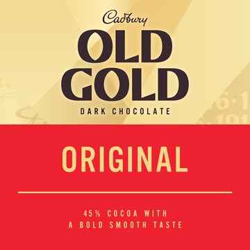 Cadbury Old Gold Original Dark Chocolate Block 165g