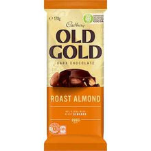Cadbury Old Gold Roast Almond Dark Chocolate Block 170g