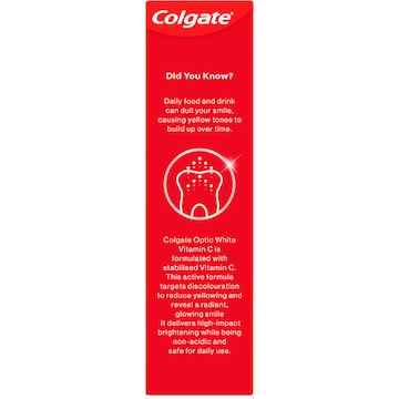 Colgate Optic White Vitamin C Whitening Toothpaste 100g