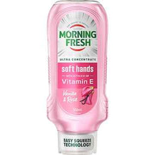 Morning Fresh Soft Hands Squeeze Dishwashing Liquid Vanilla & Rose 550mL