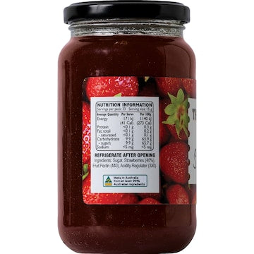 The Real Jam Co. Strawberry 500g