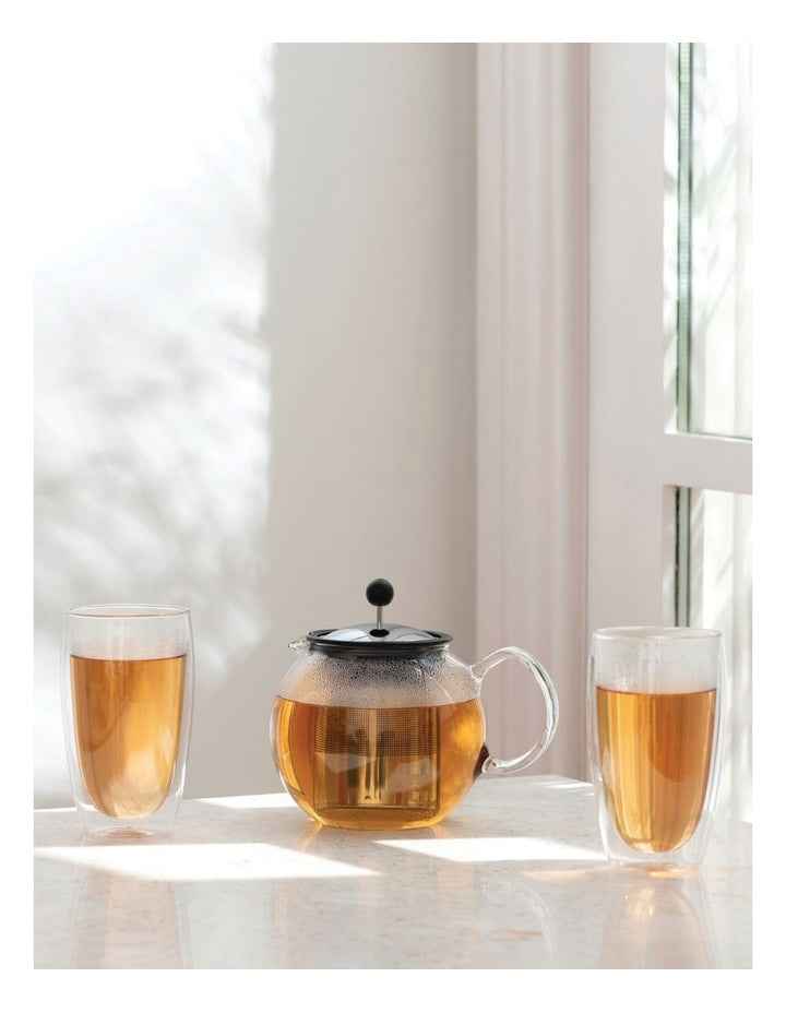 Pavina Double Wall Glasses, Set of 2, 450ml in Clear