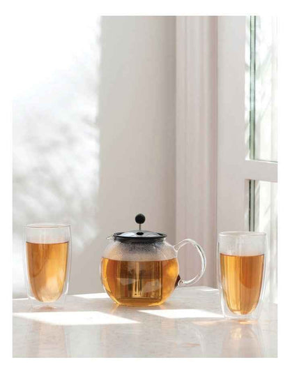 Pavina Double Wall Glasses, Set of 2, 450ml in Clear