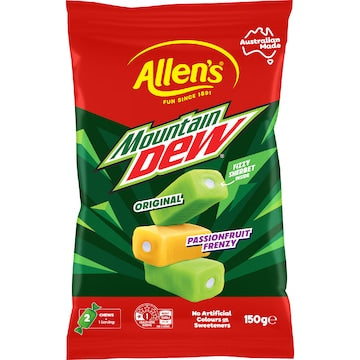 Allen's Mountain Dew Chews 150g