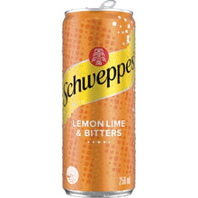 Schweppes Lemon Lime & Bitters Cans 250mL x 6 pack
