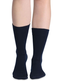 Merino Wool Blend Health Sock 83C07 in Navy