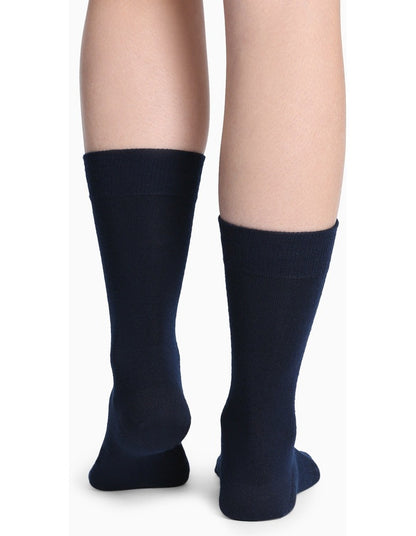Merino Wool Blend Health Sock in Black