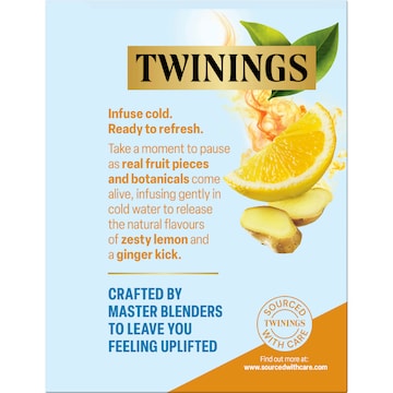 Twinings Cold Infusions Lemon & Ginger 14 pack