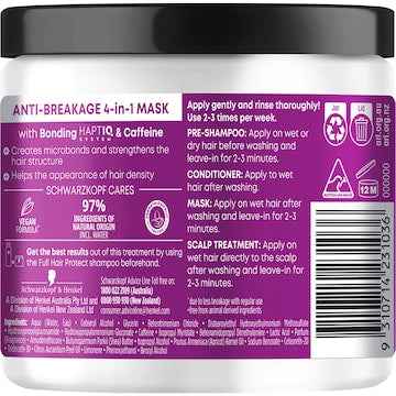 Schwarzkopf Extra Care Full Hair Protect 4-In-1 Anti-Breakage Mask 240mL