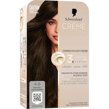 Schwarzkopf Creme Supreme 4-0 Natural Dark Brown Hair Dye each