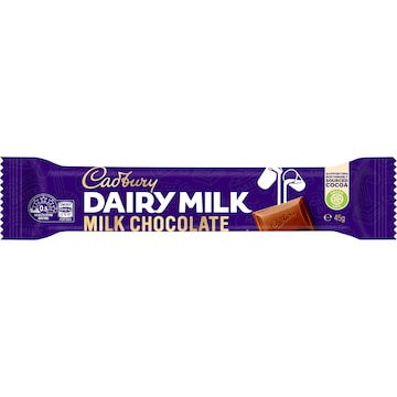Cadbury Dairy Milk Chocolate Bar 45g